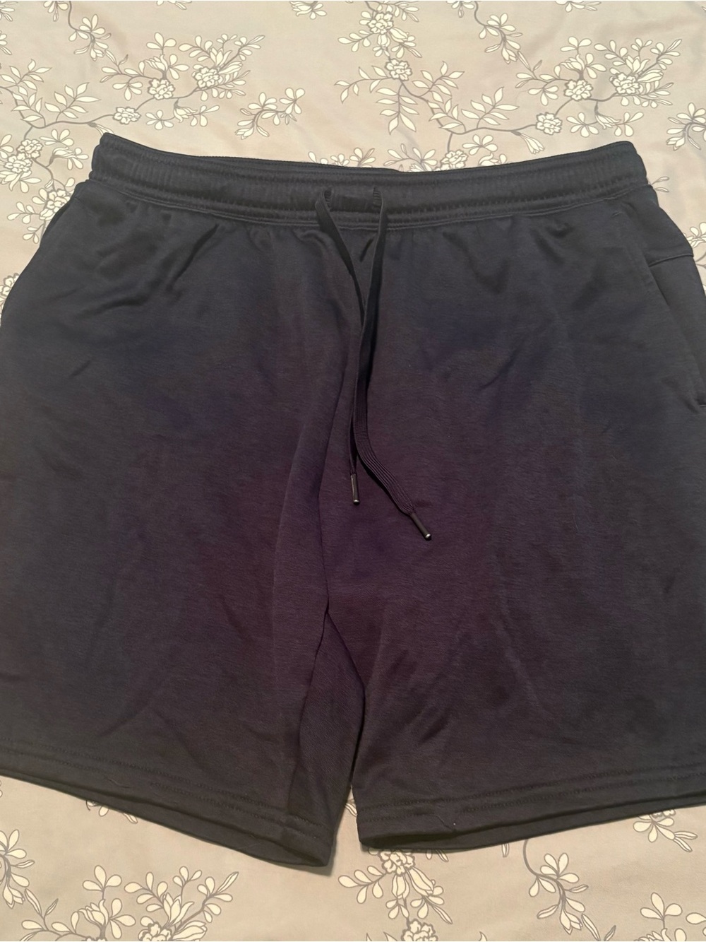 Layer 8 Men's Black Athletic Drawstring Shorts